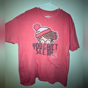 SAVVY Where's Waldo - You can't see me - Short Sleeve T Shirt Men's XXL